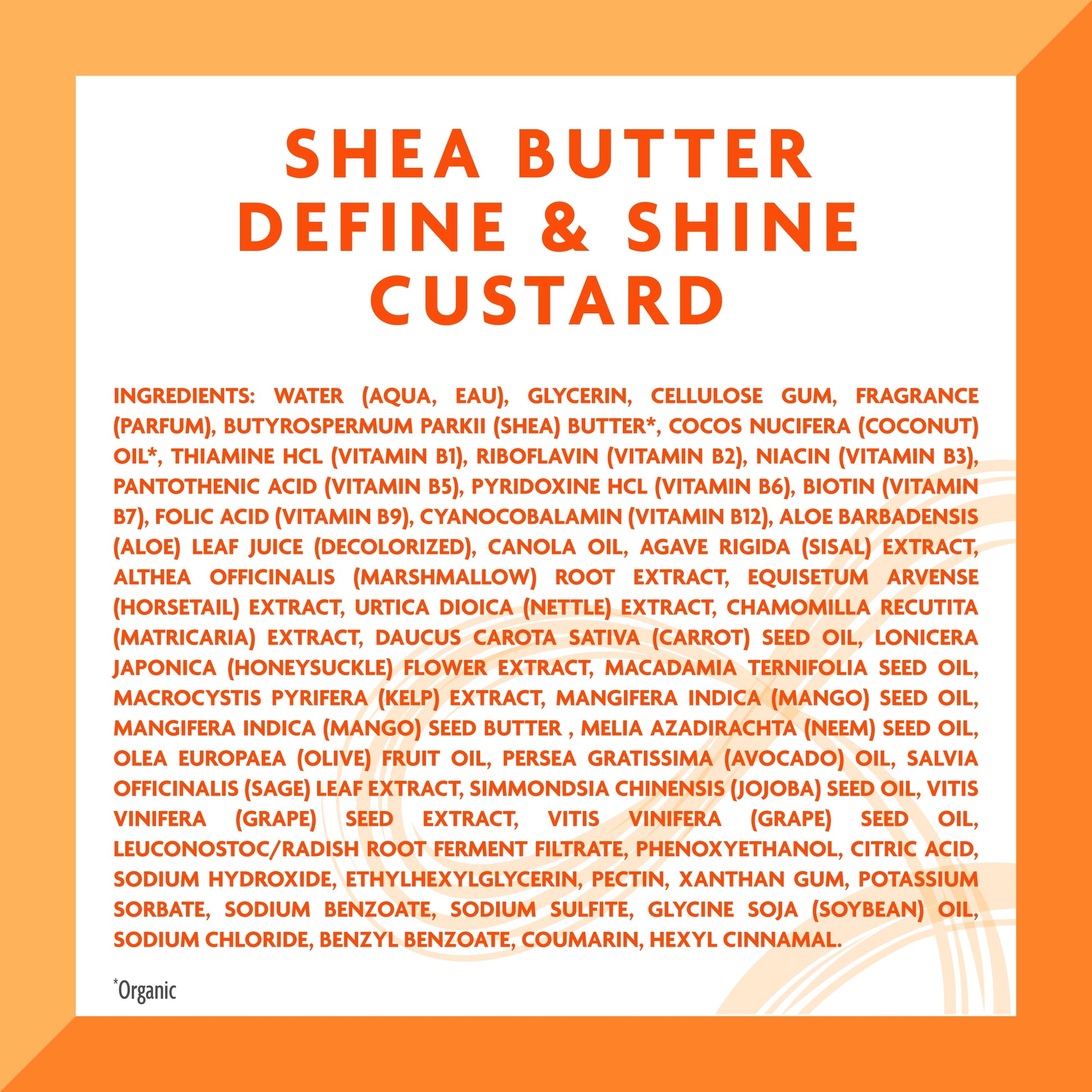 Define & Shine Custard with Shea Butter, 12 Fl Oz