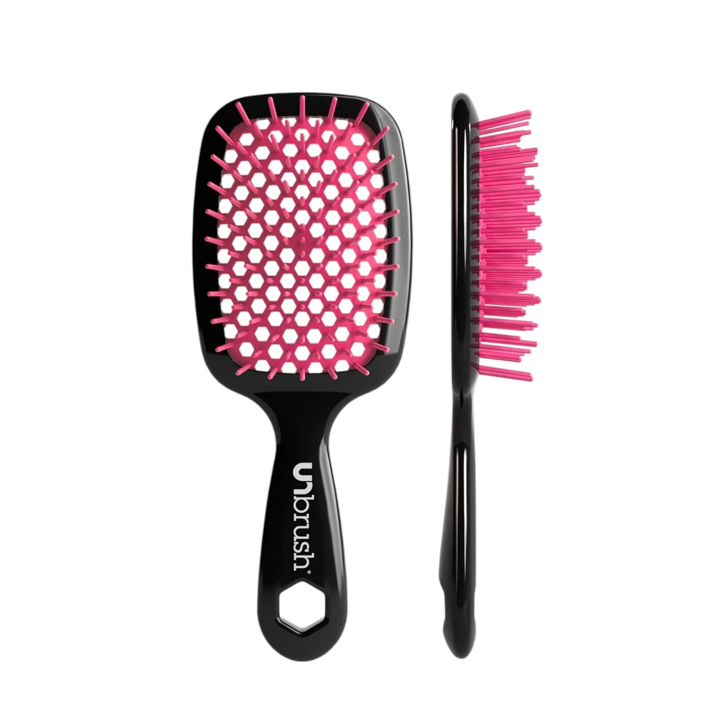 Unbrush Detangler Hair Brush for Wet or Dry Hair in Cherry Blossom